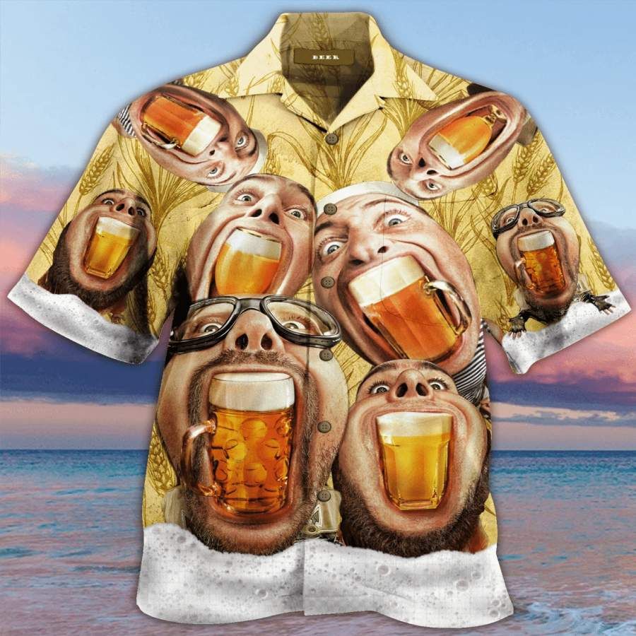 Wish You Were Beer Hawaiian Aloha Shirts #hl