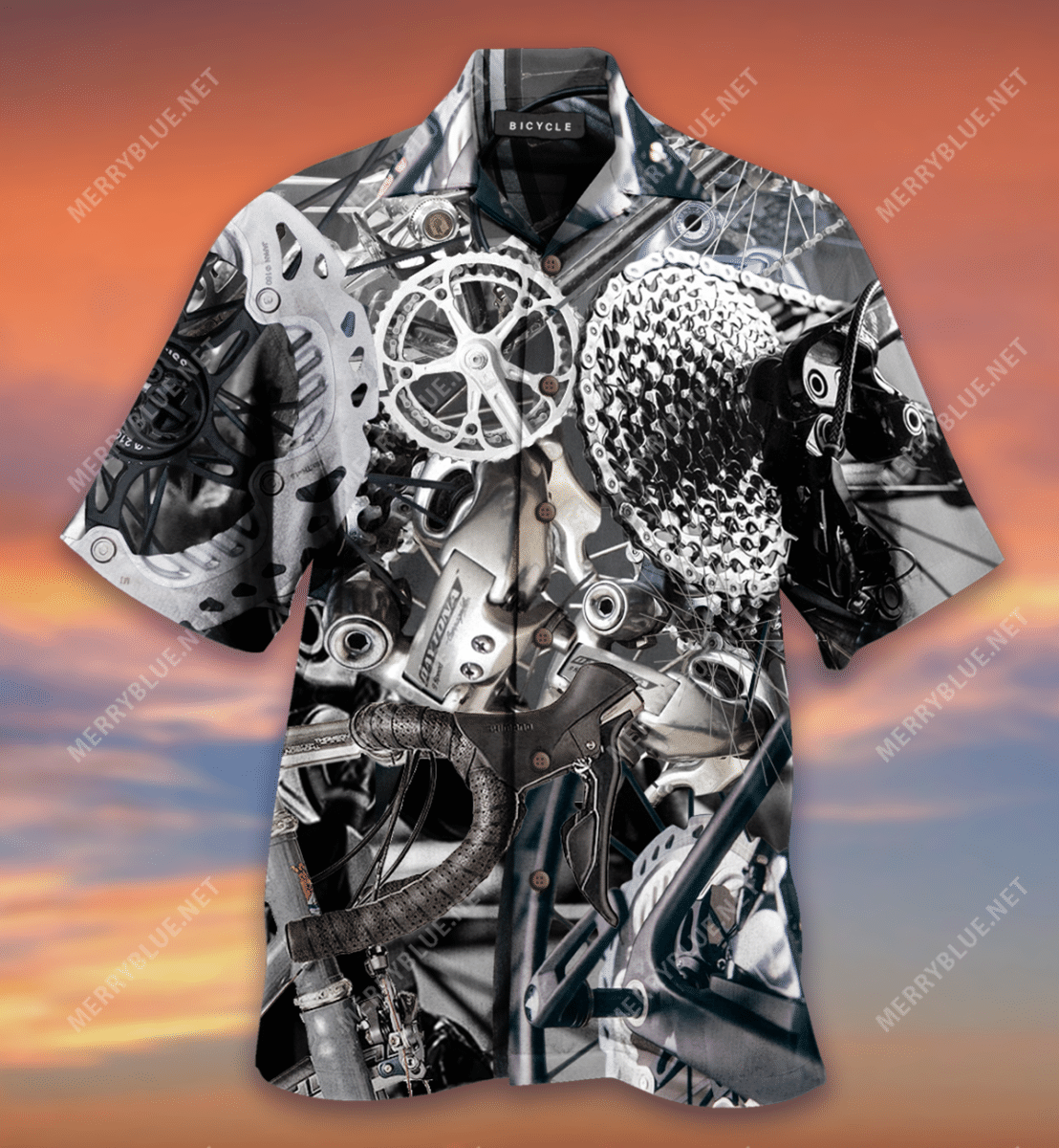 When In Doubt Pedal It Out Bicycle Unisex Hawaiian Shirt