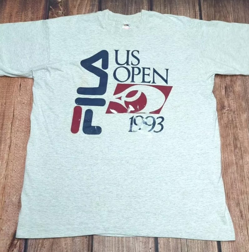 Vintage FILA 1993 US Open Tennis New York Shirt Outfit, Shirt Outfit Idea