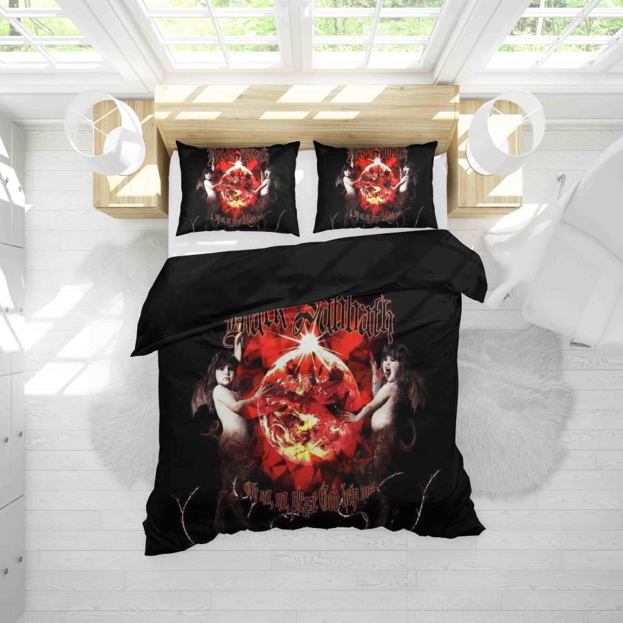 3D Black Sabbath Quilt Cover Set Bedding Set Duvet Cover Pillowcases SF01