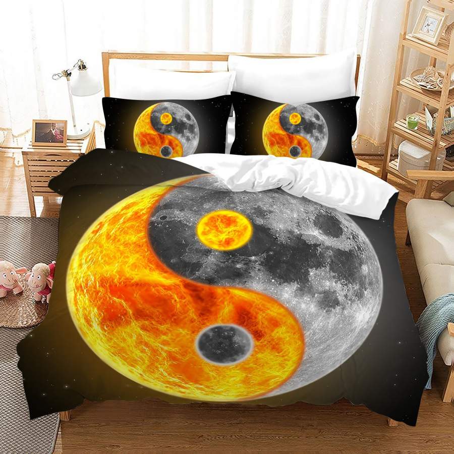 3D Tai Chi Eight Diagrams Quilt Cover Set Bedding Set Duvet Cover Pillowcases SF70