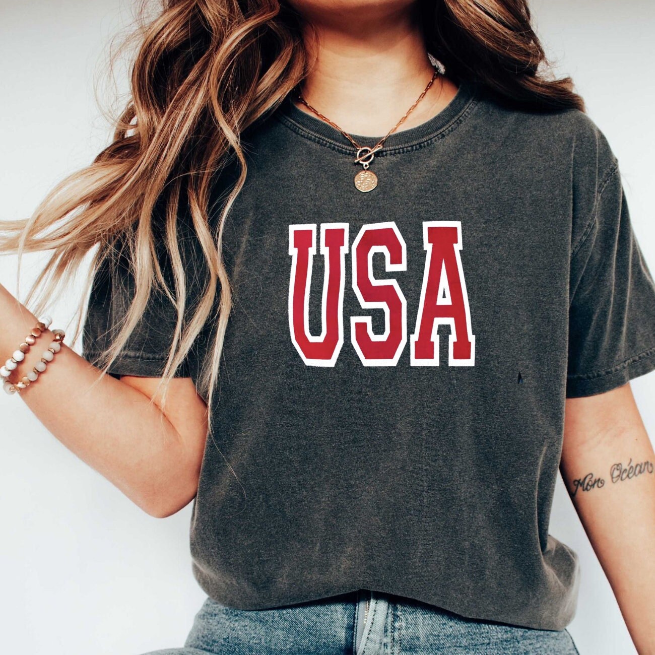 USA T-Shirt 4th of July shirt USA Shirt Retro USA Shirt America shirt Independence Day Shirt 4th Of July Shirt Cute July Fourth Shirt