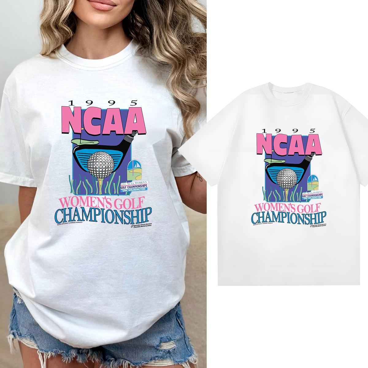 Vintage NCAA Golf T-Shirt, Sophisticated Knitwear, Modern Elegance, Shirt Outfit Idea