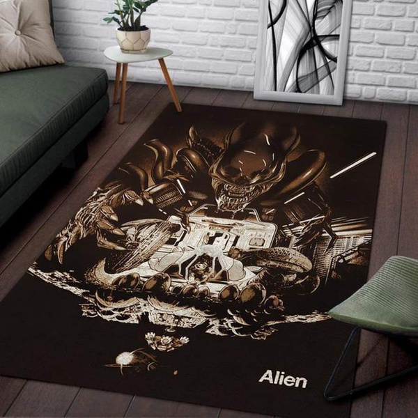 Alien Movie Area Rug – HOME DECOR – BEDROOM LIVING ROOM DECOR