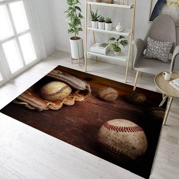 Vintage Baseball CLP230973M Rug