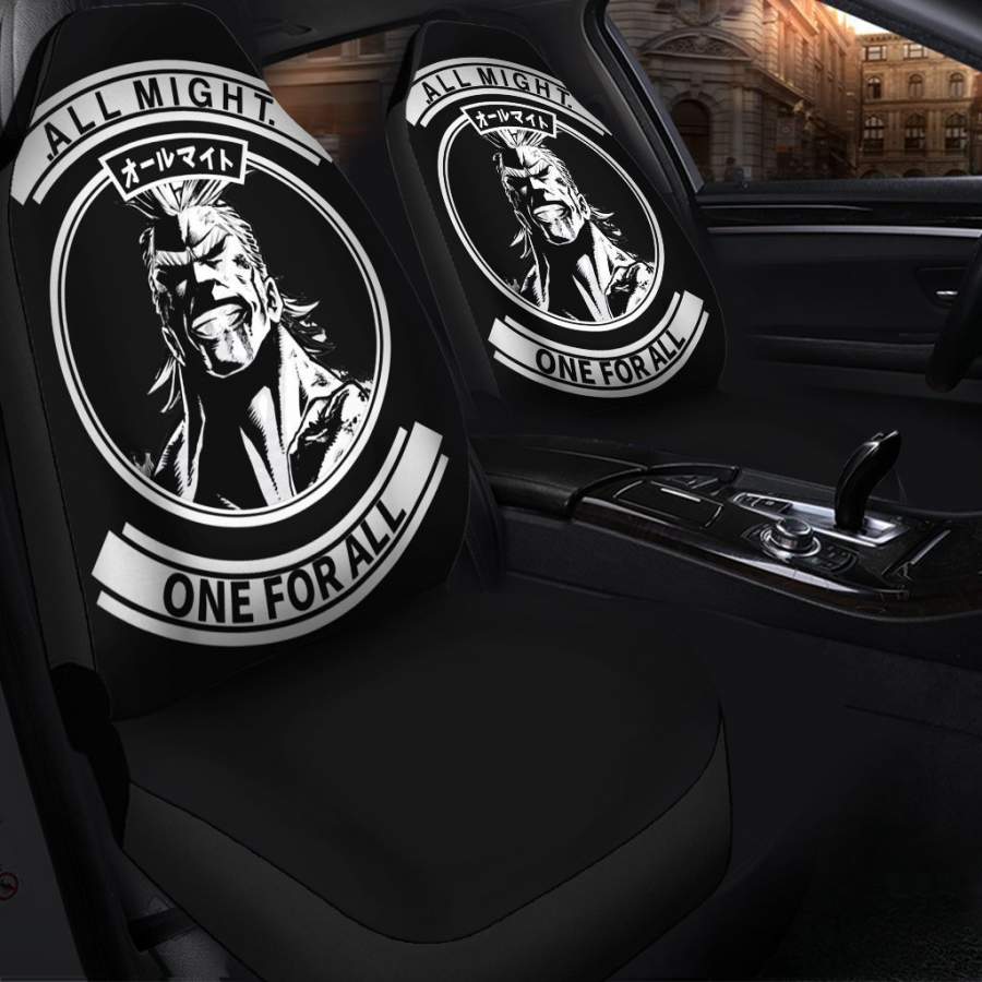 All Might One For All Logo Anime Car Seat Covers