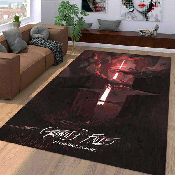 You Can Not Confide Gravity Falls Area Rug – Home Decor – Bedroom Living Room Decor