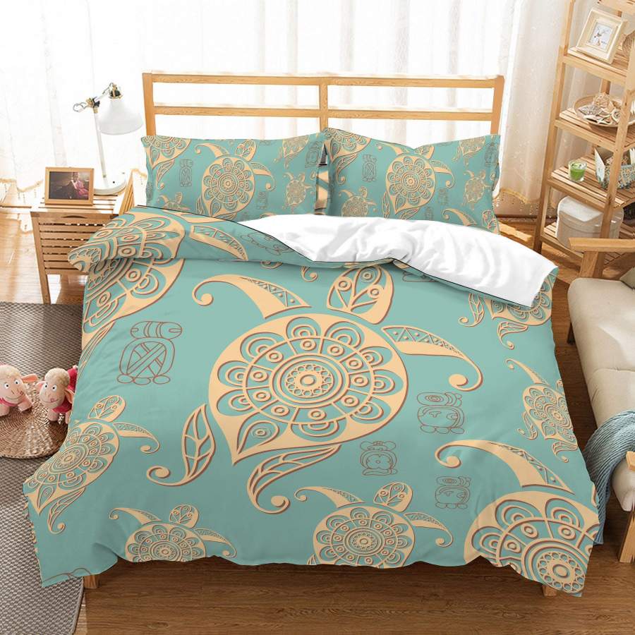 3D Abstract  Turtle  Quilt Cover Set Bedding Set Pillowcases