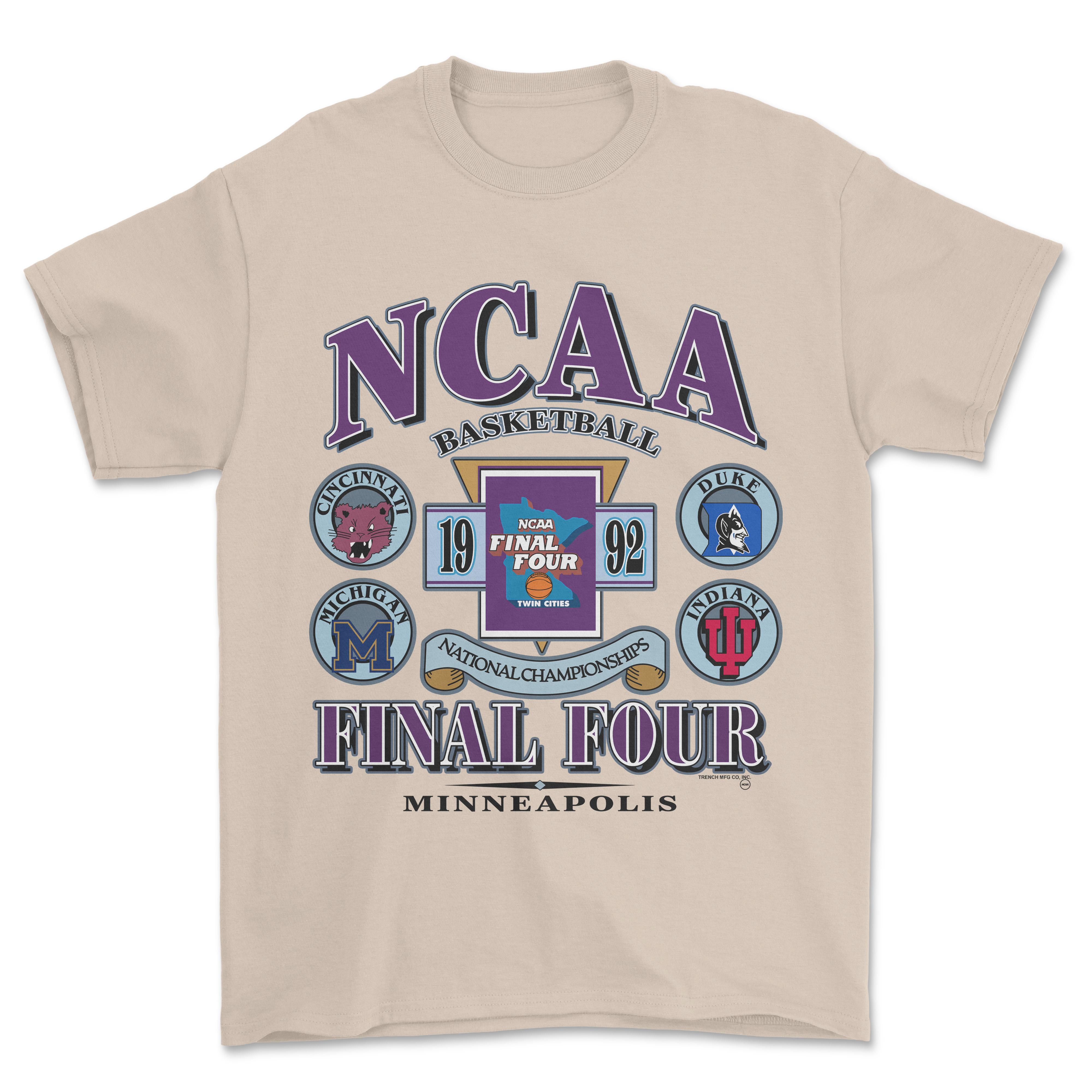 1992 NCAA National Championships Basketball T-Shirt, graphic vintage sports tees for men, Shirt Outfit Idea