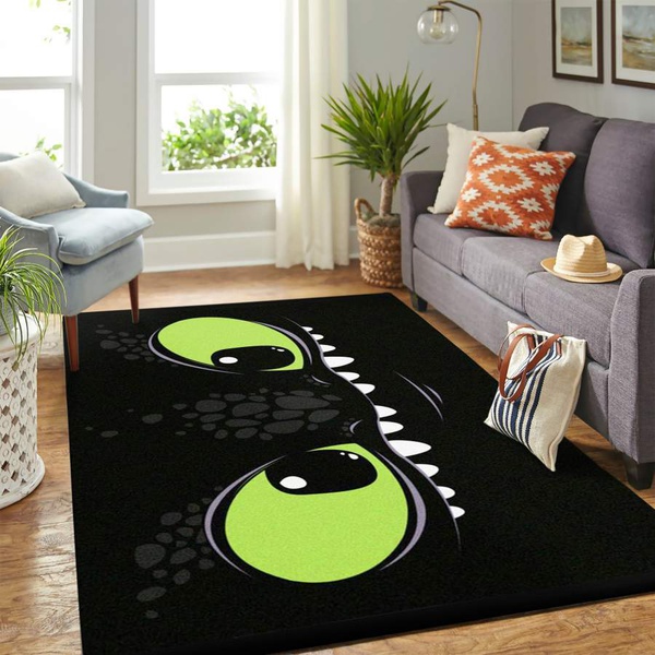 Toothless Face Cute Carpet Floor Area Rug – Home Decor – Bedroom Living Room Décor