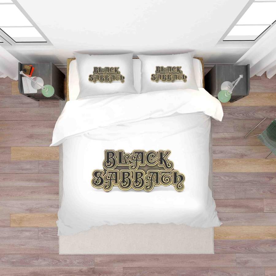 3D White Black Sabbath Quilt Cover Set Bedding Set Duvet Cover Pillowcases SF89