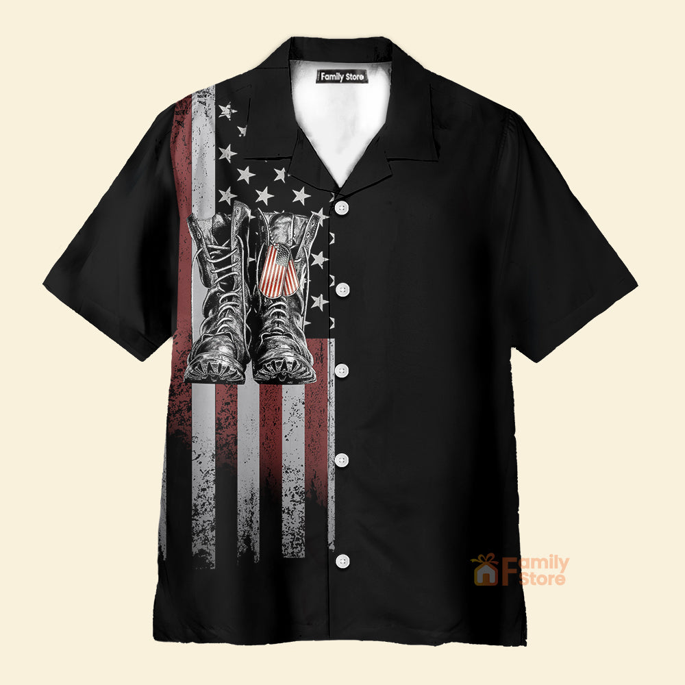 Veterans Day Independence Day Us Flag  – Hawaiian Shirt