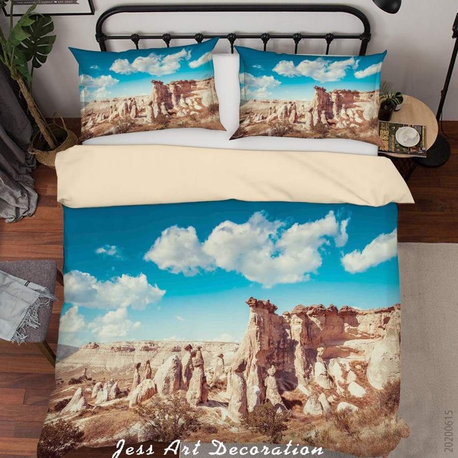 3D Mountain Landscape Quilt Cover Set Bedding Set Duvet Cover Pillowcases SF62