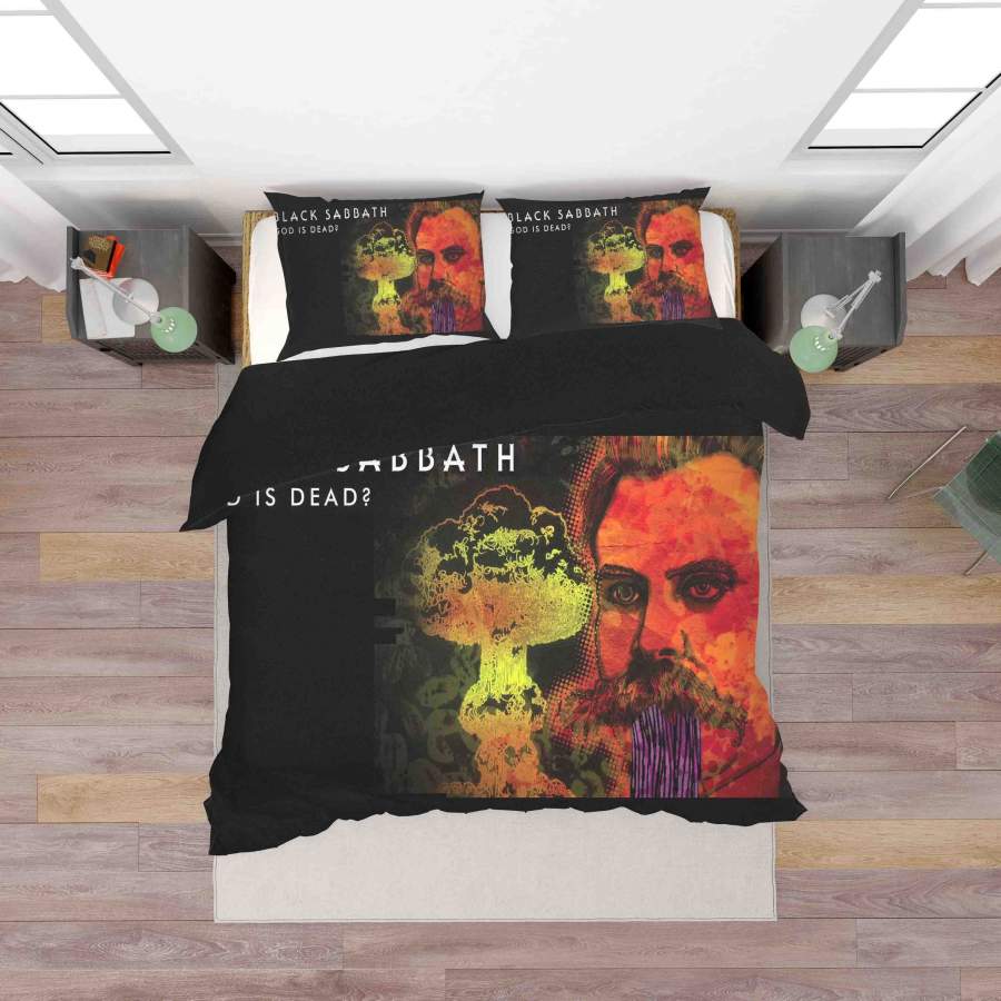 3D Black Sabbath Painting Quilt Cover Set Bedding Set Duvet Cover Pillowcases SF13