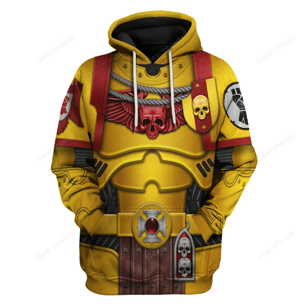 Warhammer Imperial Fists Captain – Costume Cosplay Hoodie Sweatshirt Sweatpants