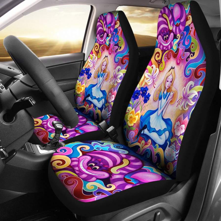 Alice In Wonderland Car Seat Covers