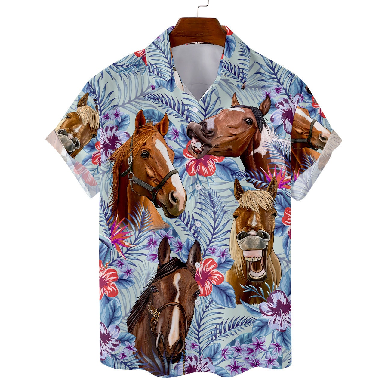 Tropical Horse Hawaiian Shirts