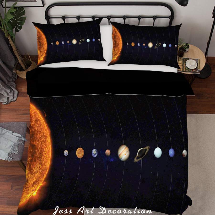 3D Planet Universe Quilt Cover Set Bedding Set Pillowcases 97