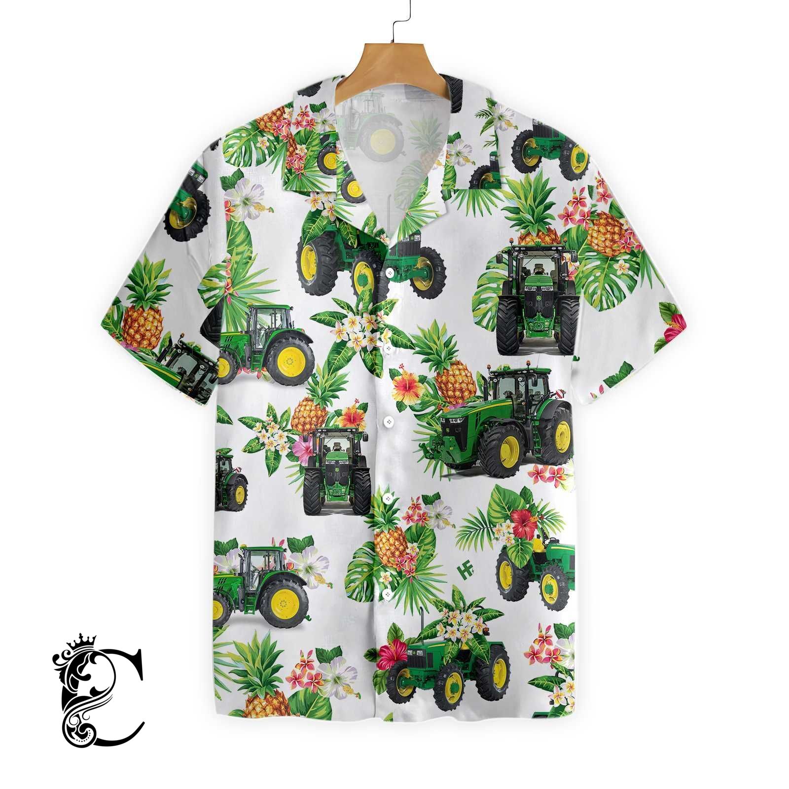 Tractor Floral Ez23 0701 Hawaiian Shirt