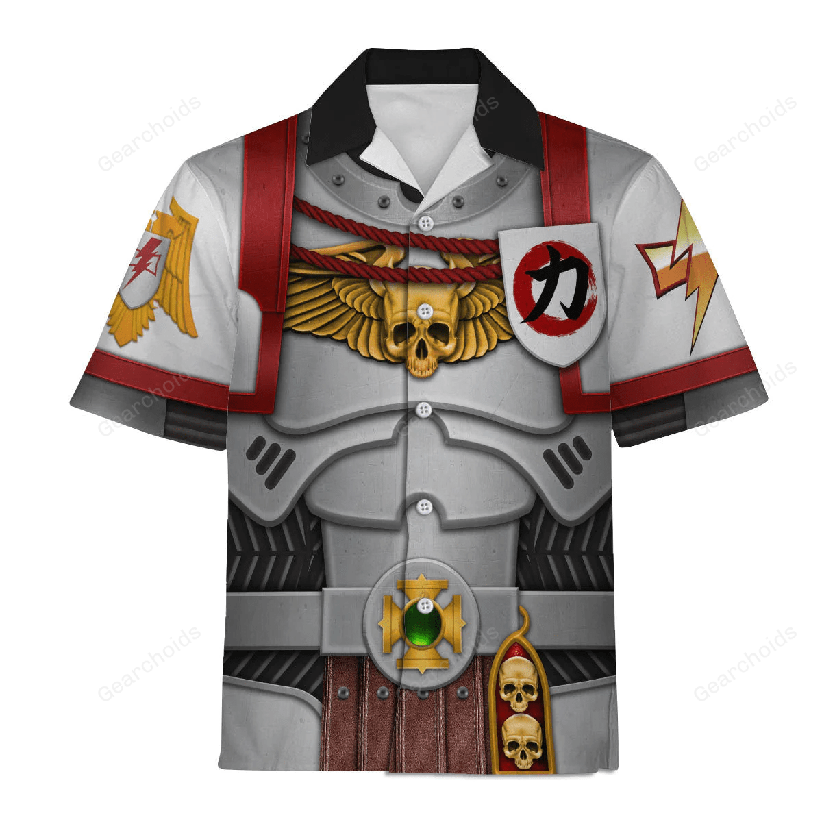 Warhammer White Scars Captain – Costume Cosplay Hawaiian Shirt