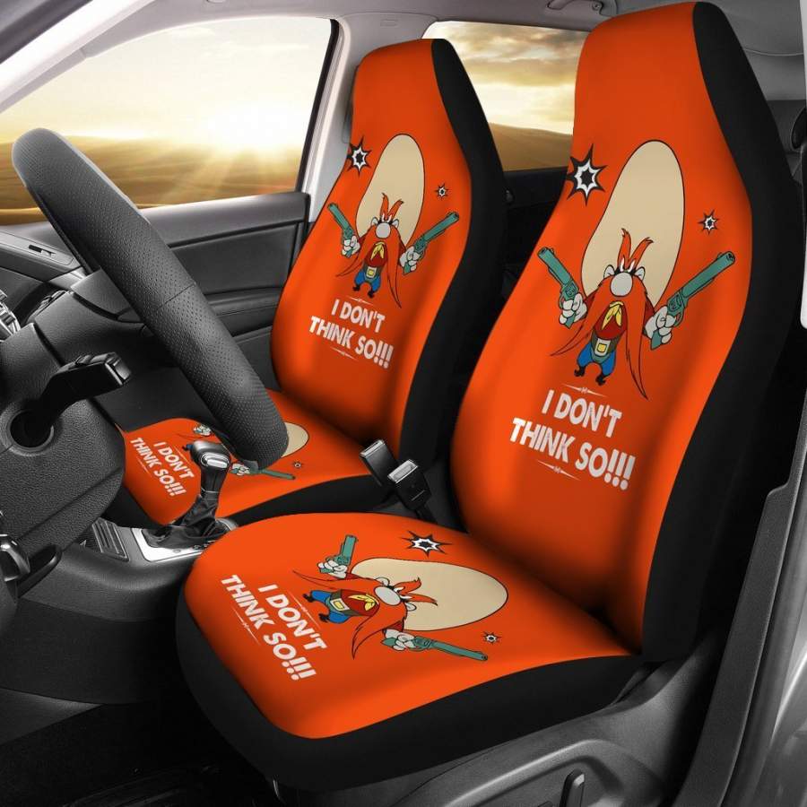 Yosemite Sam Car Seat Covers  Looney I Don’t Think So Fan Gift