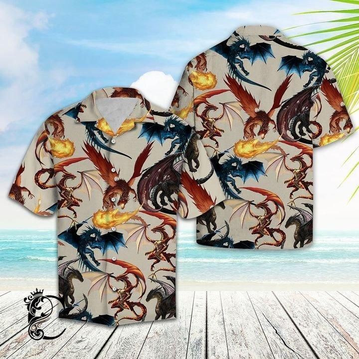 Viking Dragon Hawaiian Shirt 131