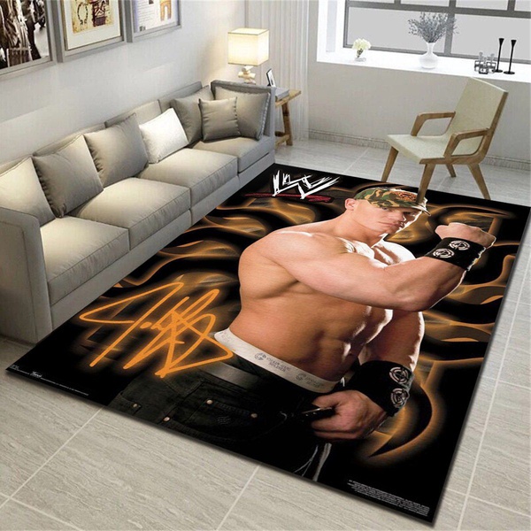 Wwe John Cena Area Rug, Living Room Bedroom Carpet