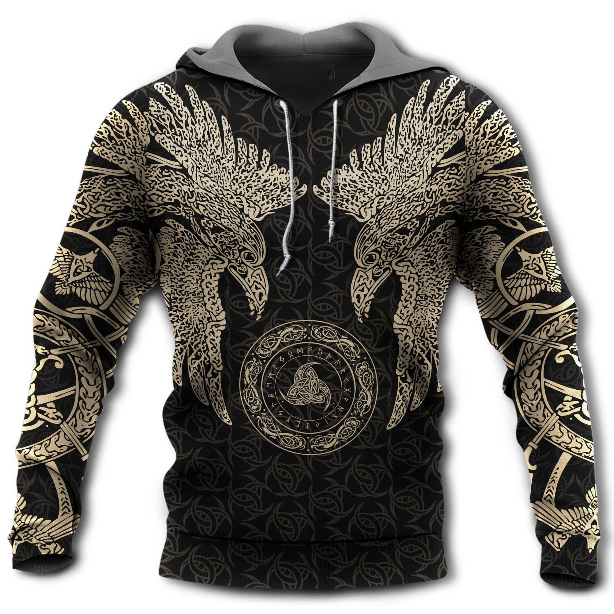 Viking Munin Tattoo Cool Style – Hoodie