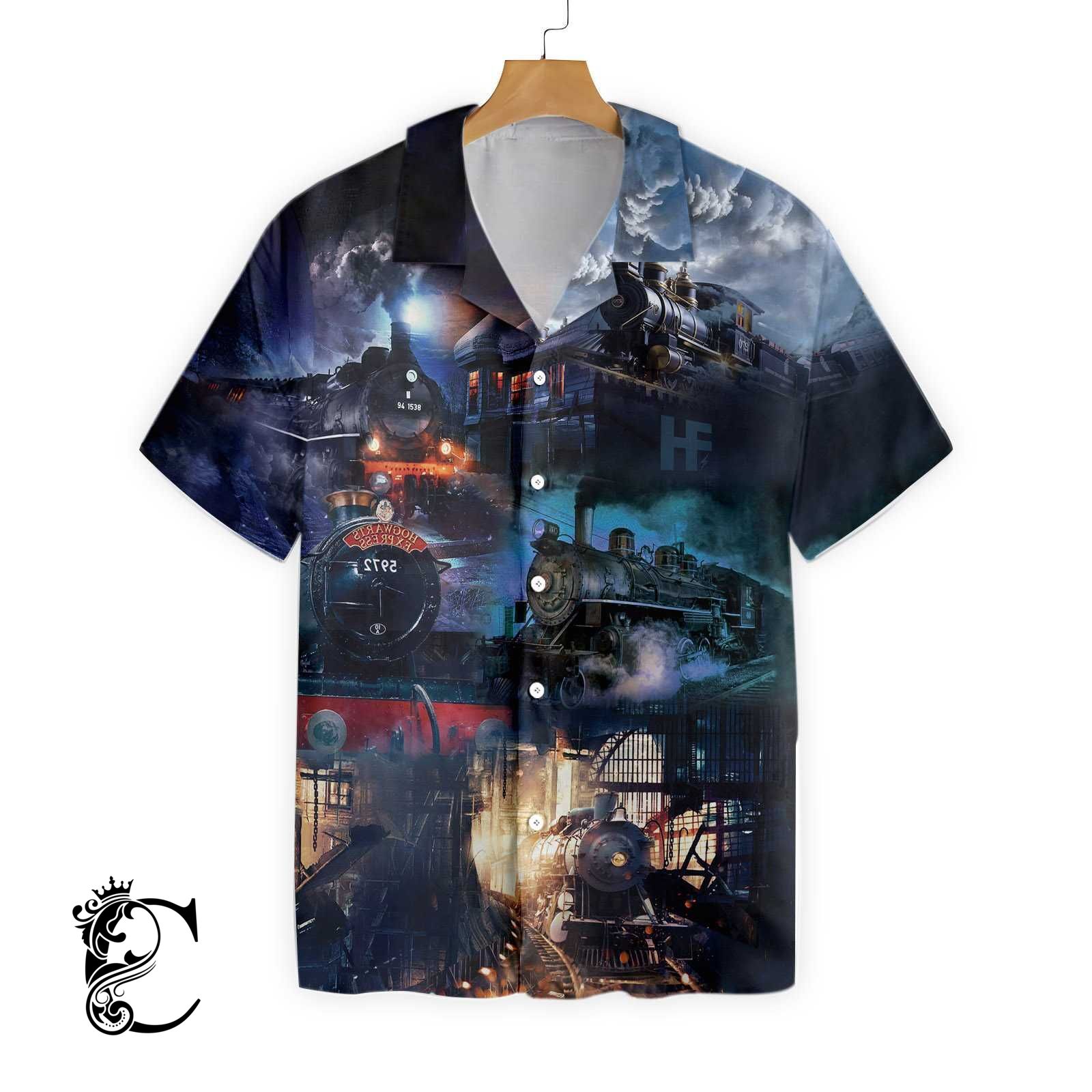 Train Locomotive Ez12 0602 Hawaiian Shirt