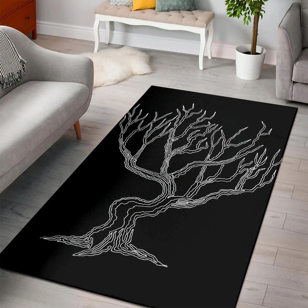 Tree 03 Inverse One Liner Area Rug For Christmas Bedroom Home US Decor