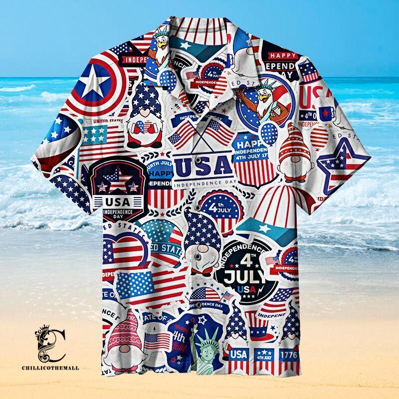 Usa Pride Limited Edition L Unsiex Hawaiian Shirt