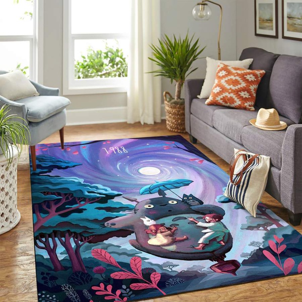 Totoro 1988 Carpet rug floor area rug – home decor – Bedroom Living Room decor