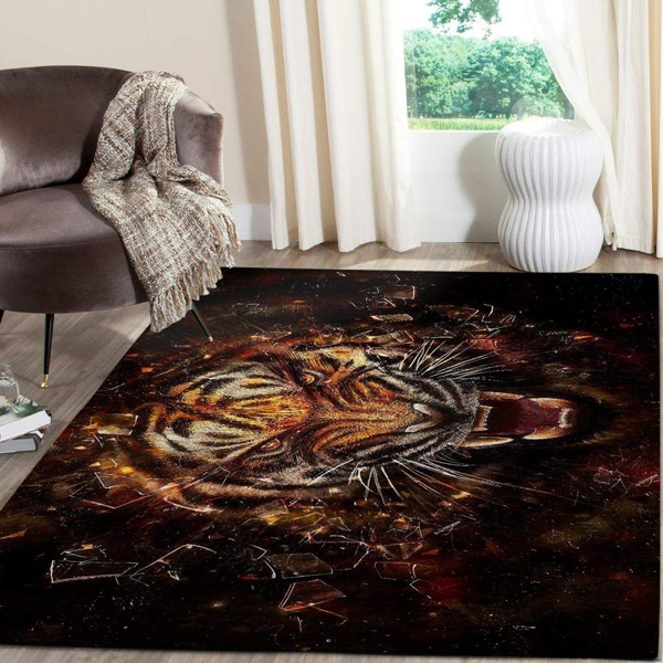 3D Area Rug,   Tiger Floor Decor  10112