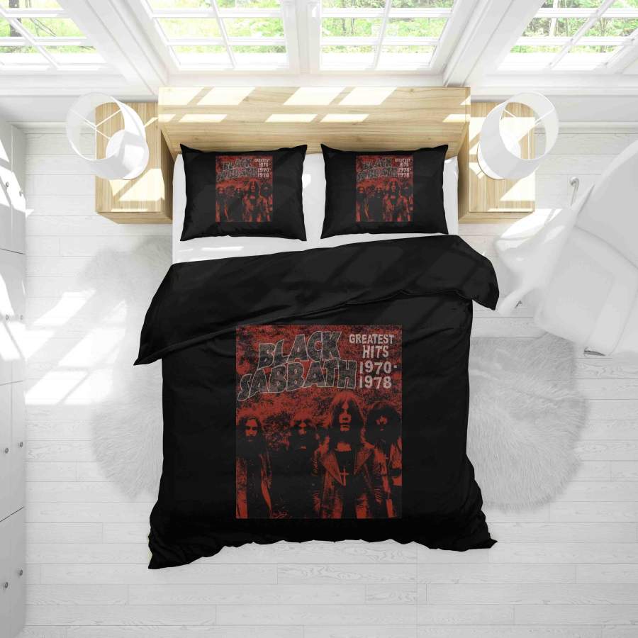 3D Black Sabbath Quilt Cover Set Bedding Set Duvet Cover Pillowcases SF31