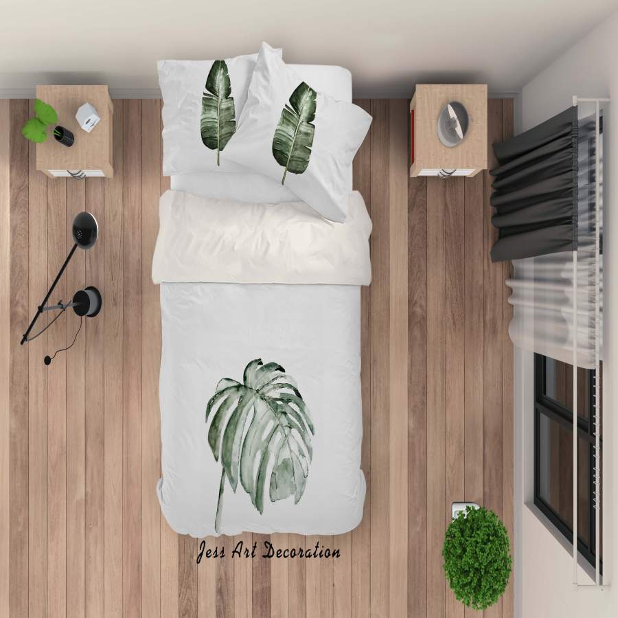 3D Phyllostachys Pubescens Quilt Cover Set Bedding Set Duvet Cover Pillowcases A007 LQH