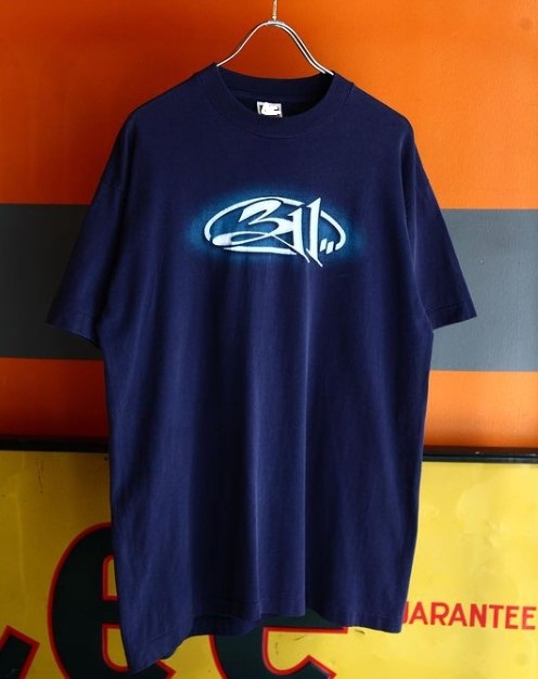 Vintage 90s 1995 311 the blue album alien tour t shirt outfit, Shirt Outfit Idea