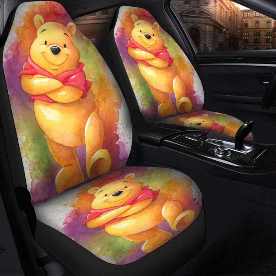 Winnie The Pooh Cute Cartoon Car Seat Covers