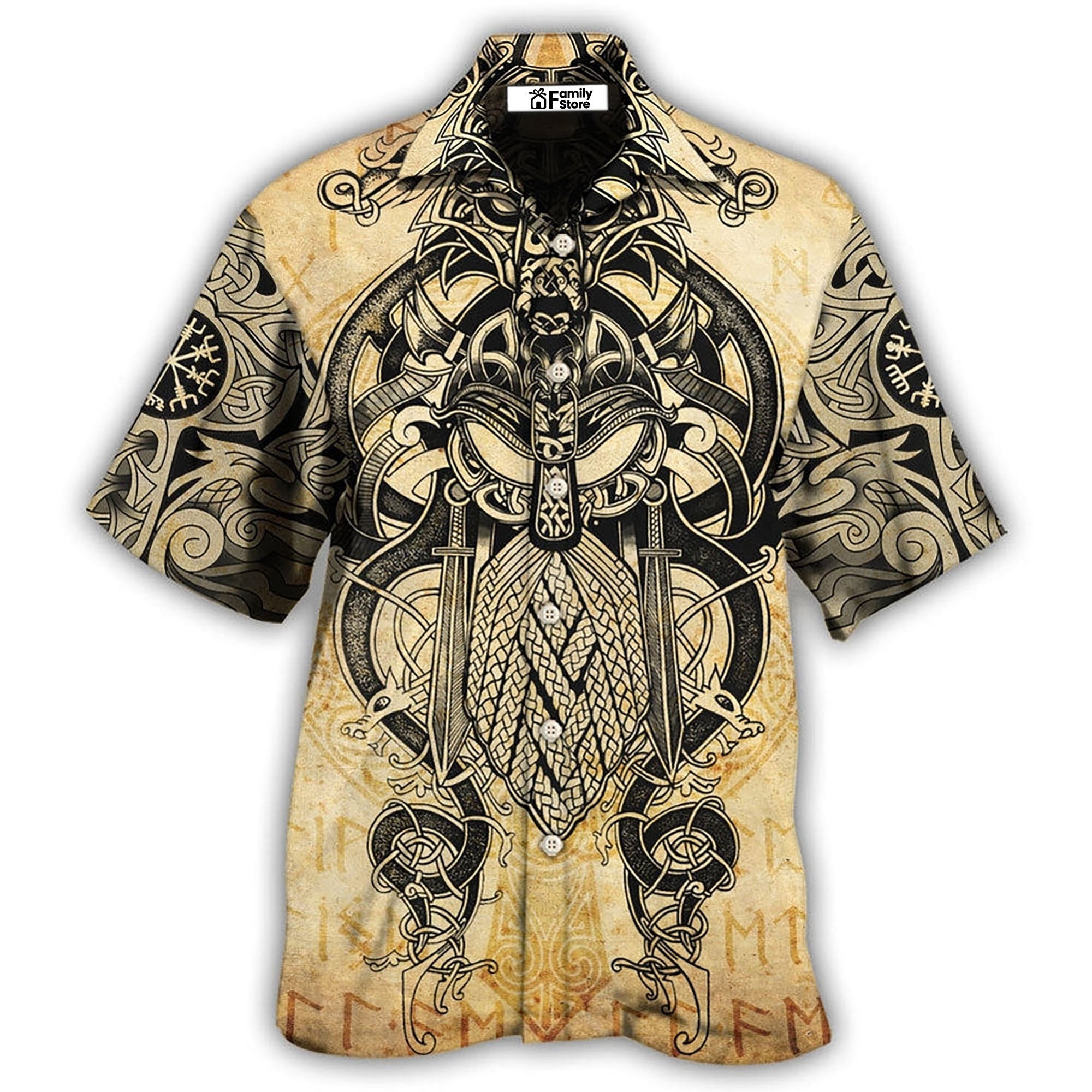 Viking Warrior Blood Pattern Cool Style Hawaiian Shirt