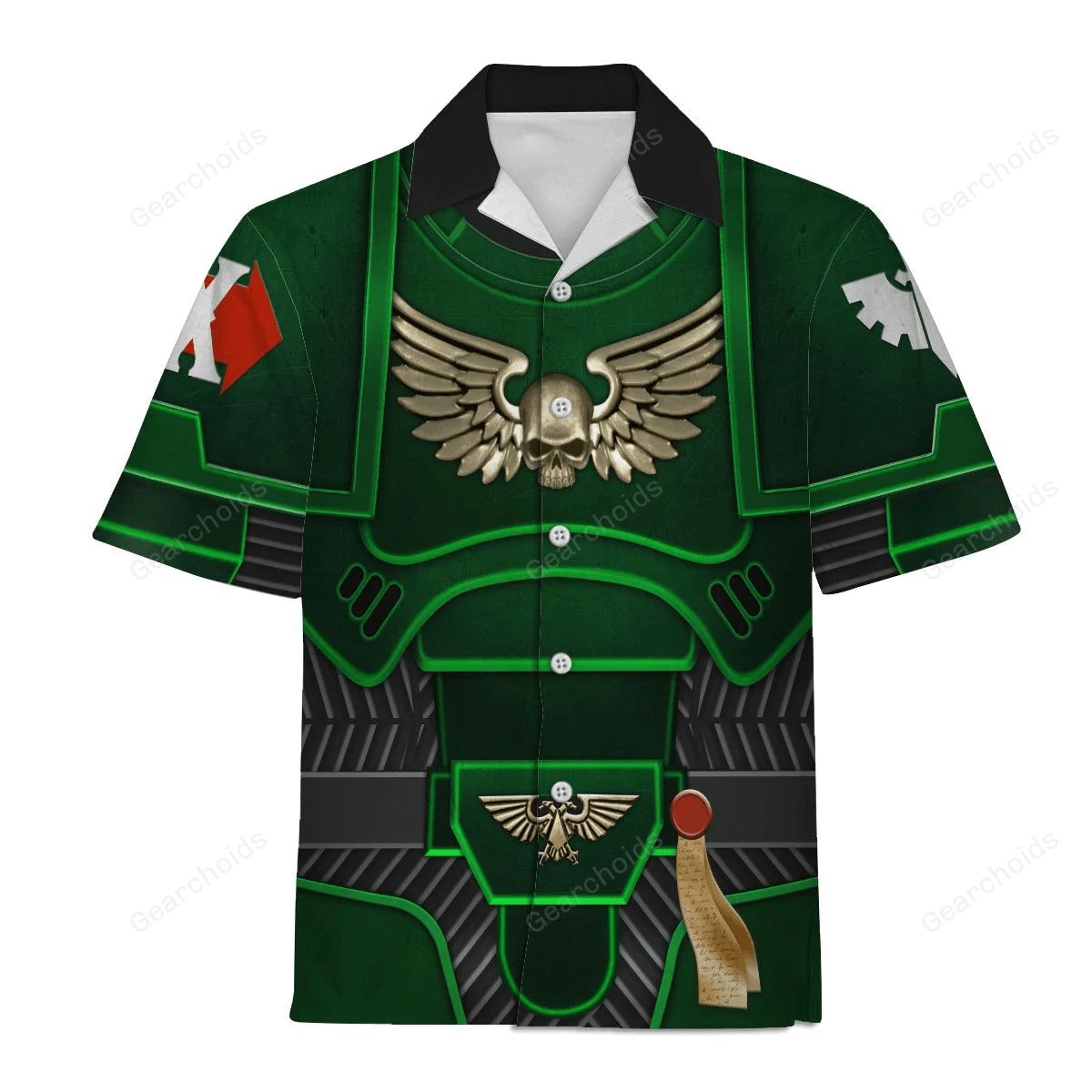 Warhammer Space Marines Dark Angels – Costume Cosplay Hawaiian Shirt