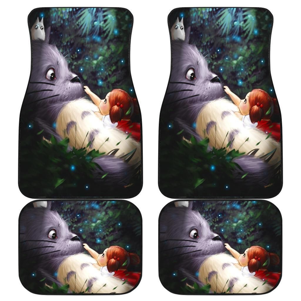 Totoro 3D Art Paint Car Floor Mats