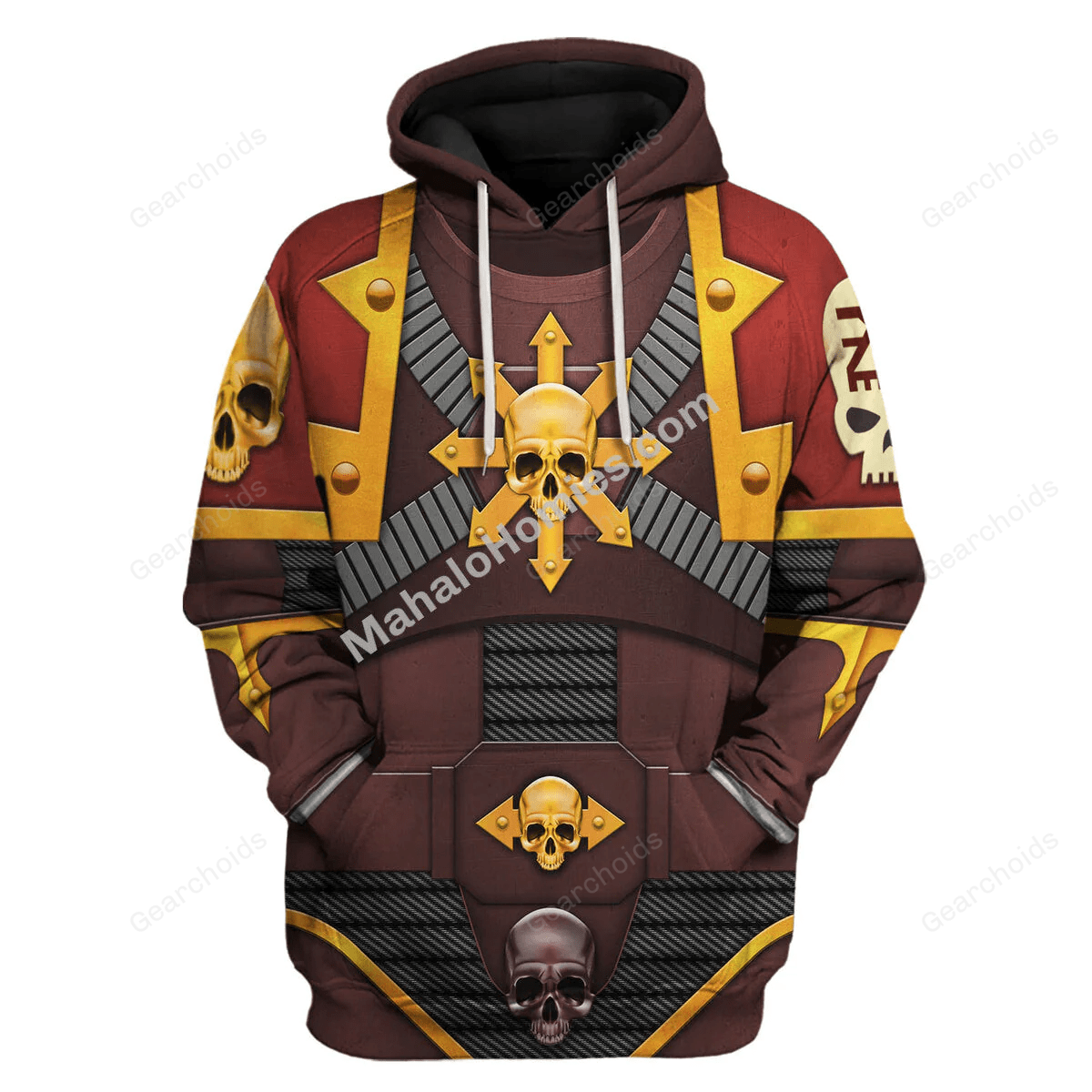 The Brazen Beasts Khorne Daemonkin Warband Colour Scheme – Costume Cosplay Hoodie Sweatshirt Sweatpants