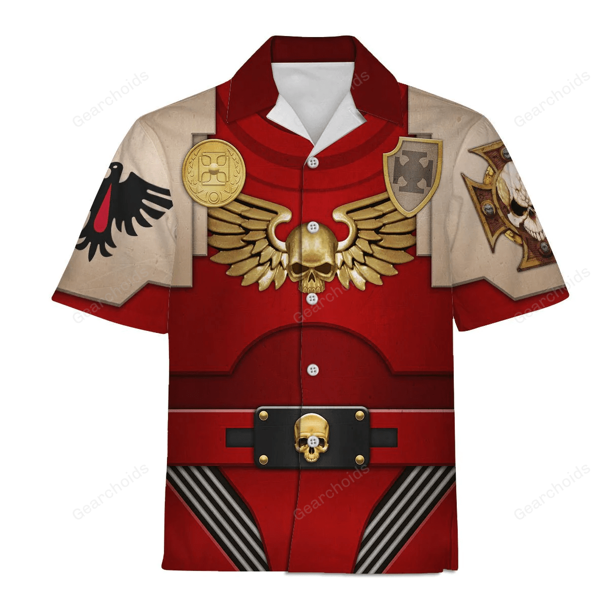 Warhammer Terminator Armor Blood Ravens – Costume Cosplay Hawaiian Shirt