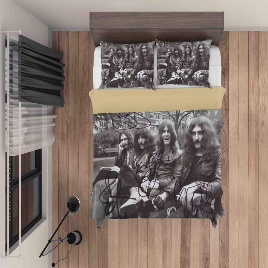 3D Rock Black Sabbath Quilt Cover Set Bedding Set Duvet Cover Pillowcases SF70