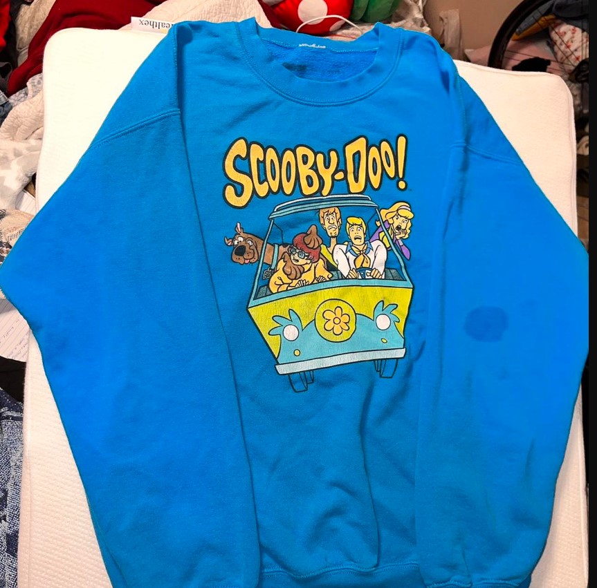 Warner Bros Scooby-Doo Love Tribe Bright Blue Shirt Outfit, Shirt Outfit Idea