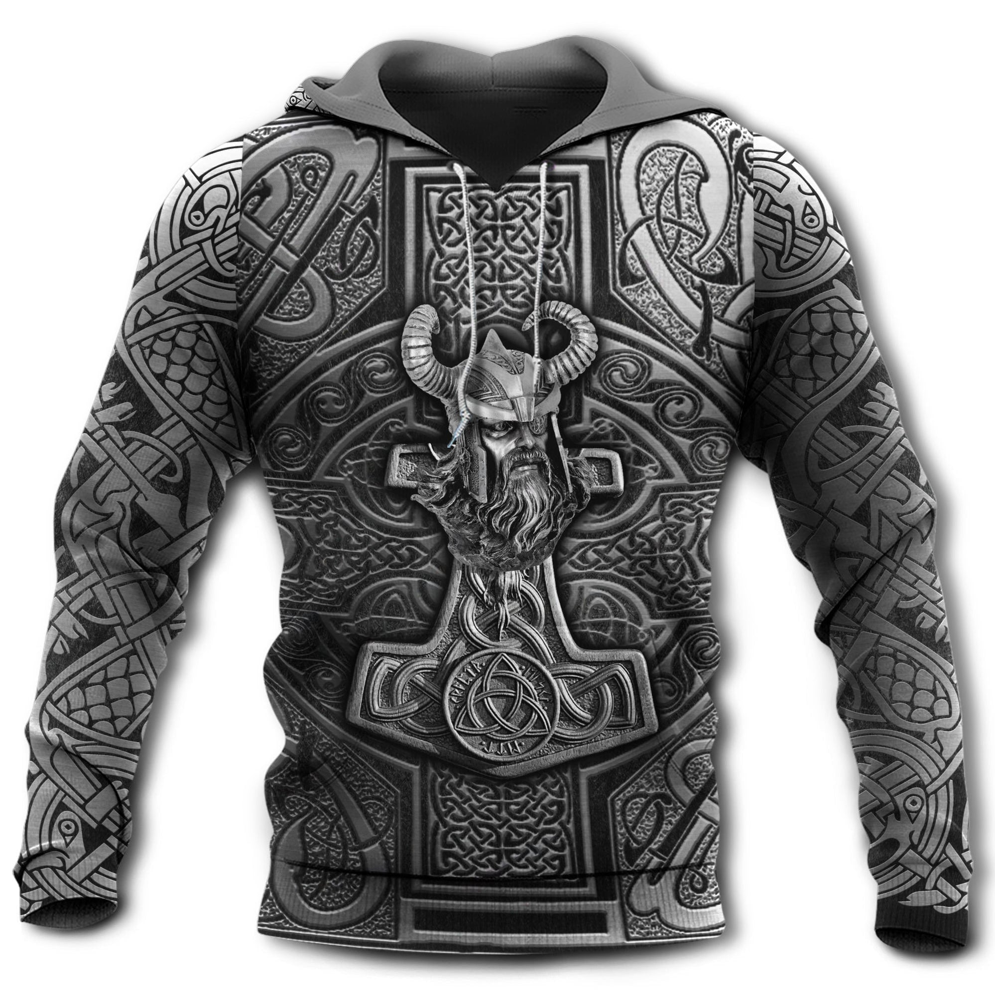 Viking Warrior Metal Personalized – Hoodie