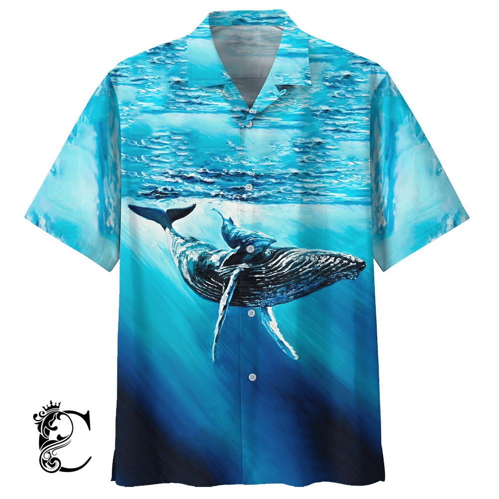 Whale Hawaiian Shirt – Lvbw0410B10