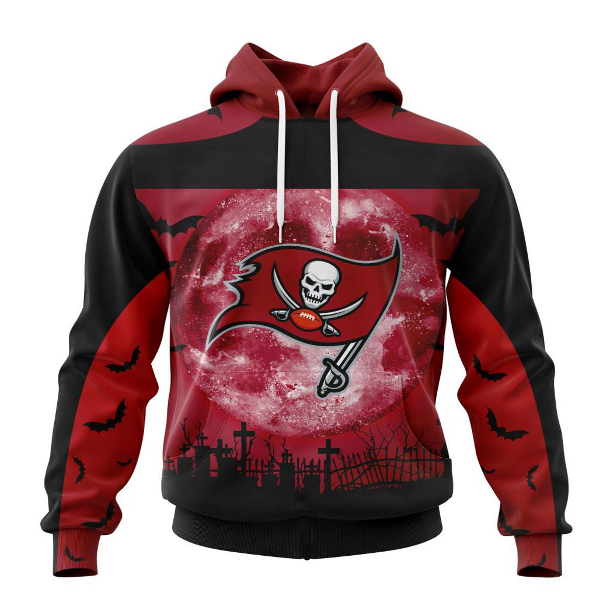 Tampa Bay Buccaneers Hoodies Halloween Custom Name & Number