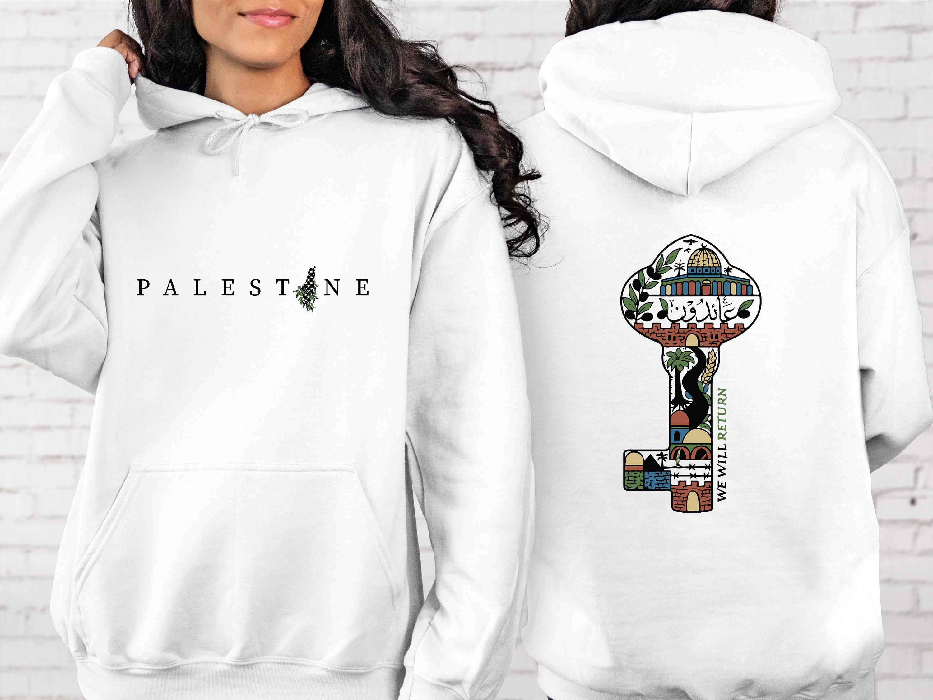 We Will Return Sweatshirt, Palestine Hoodie, Free Palestine Sweatshirt, Palestinian Resilience Hoodie