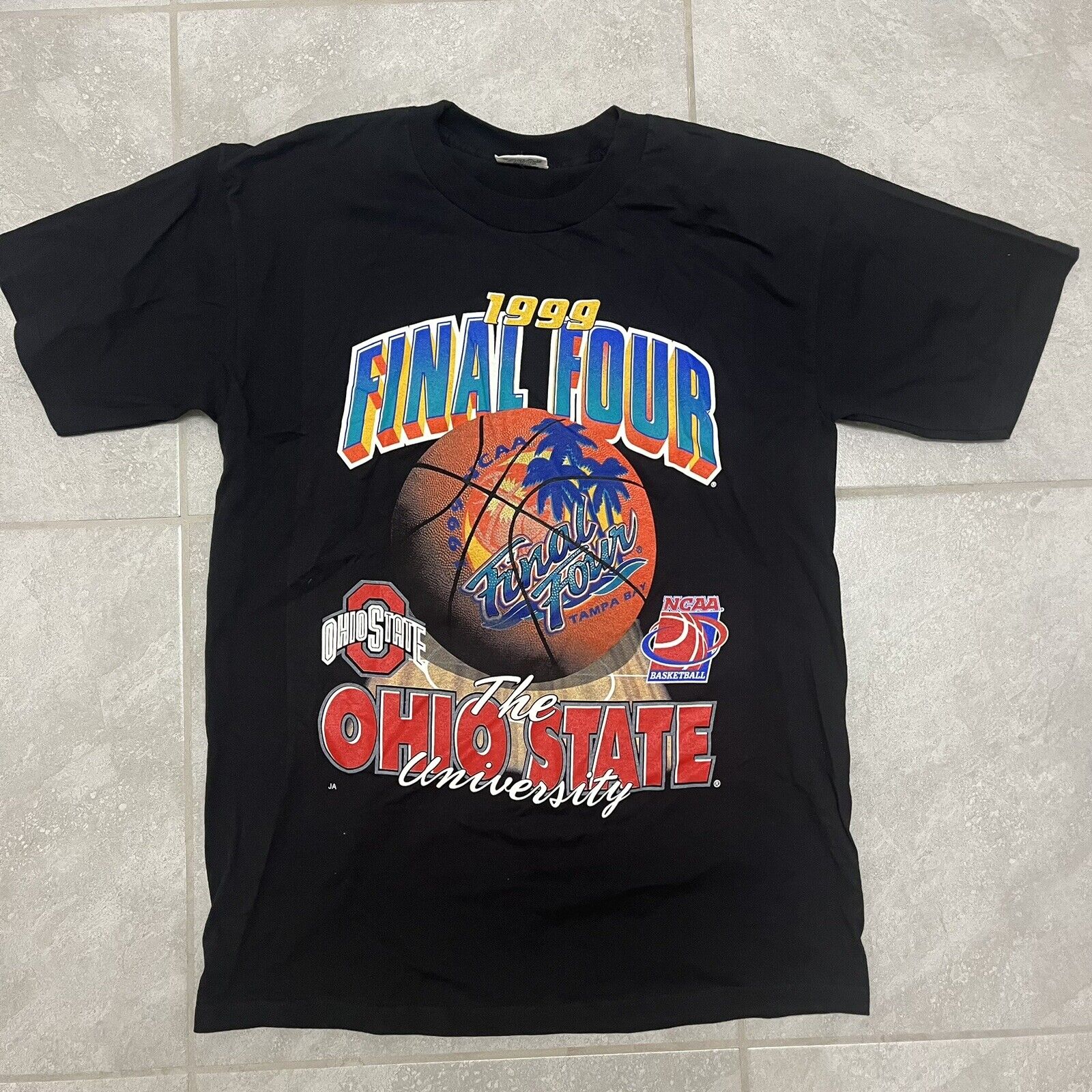 Vintage 1999 NCAA OHIO STATE FINAL FOUR Shirt T-shir, Shirt Outfit Idea