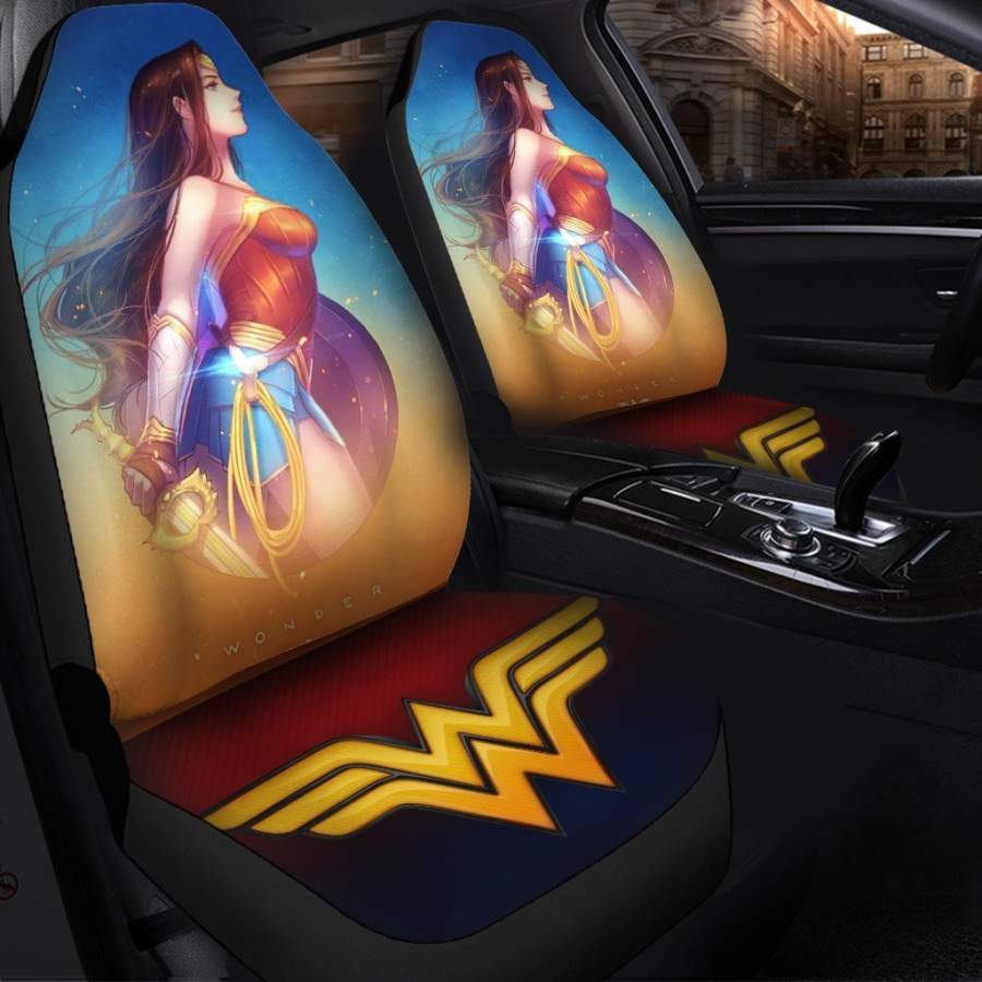 Wonder Woman Anime Car Seat Covers